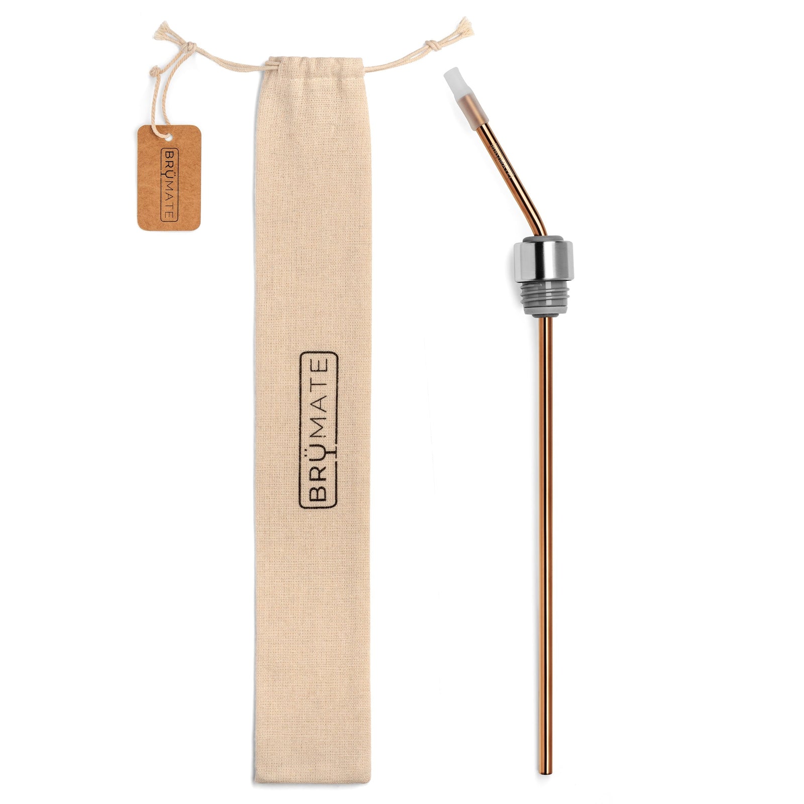 Winesulator TM Infinity Straw | Rose Gold - Party Ready