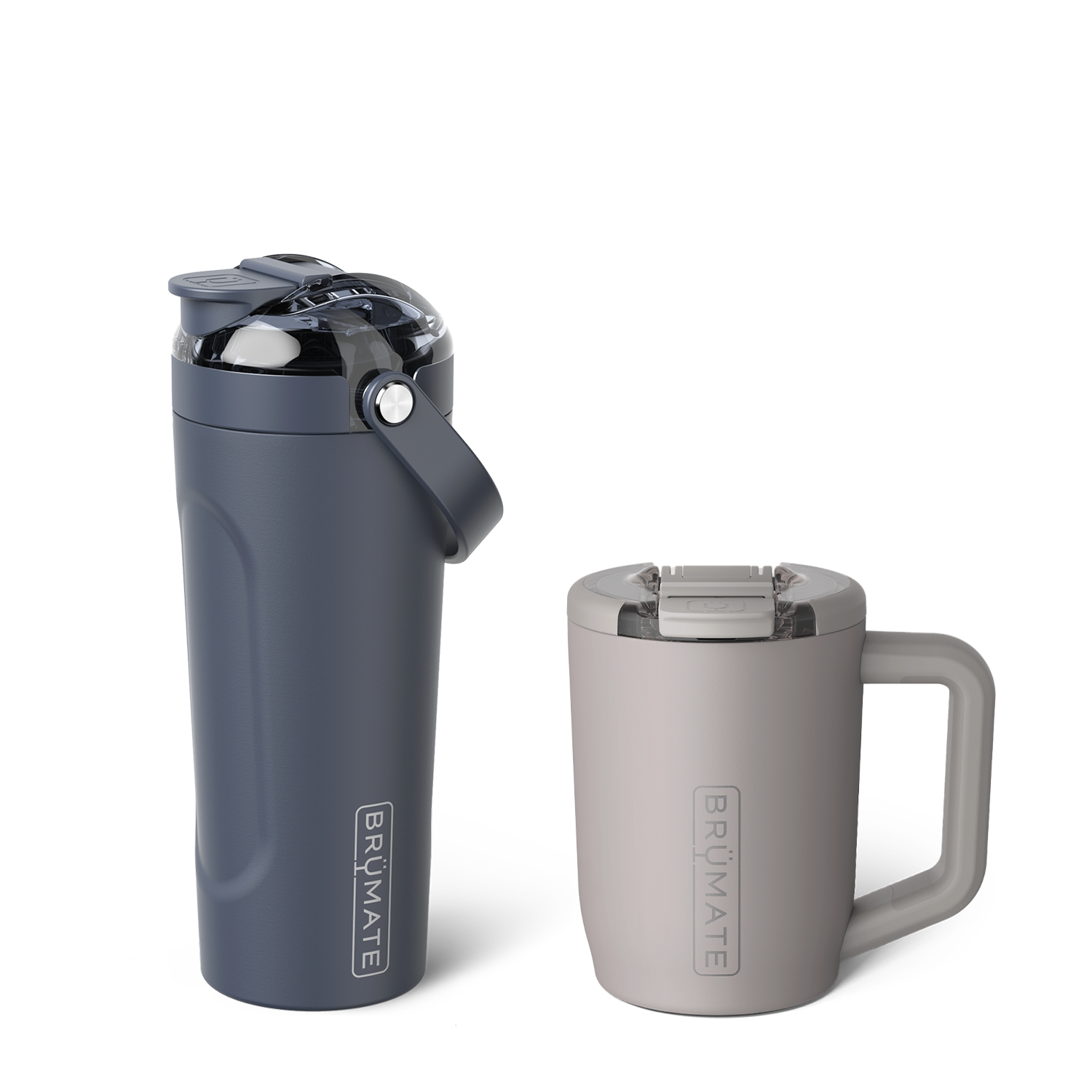 Hydrate + Caffeinate Bundle | Mocha & Nightfall Blue | 15oz/25oz - Easy Refresh