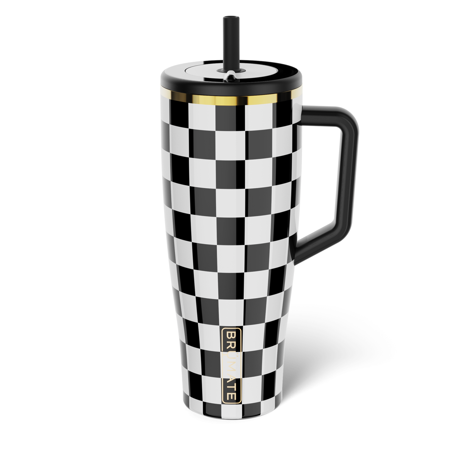 Era 40oz | Black & White Checker - Deep Clean