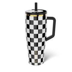 Era 40oz | Black & White Checker - Deep Clean