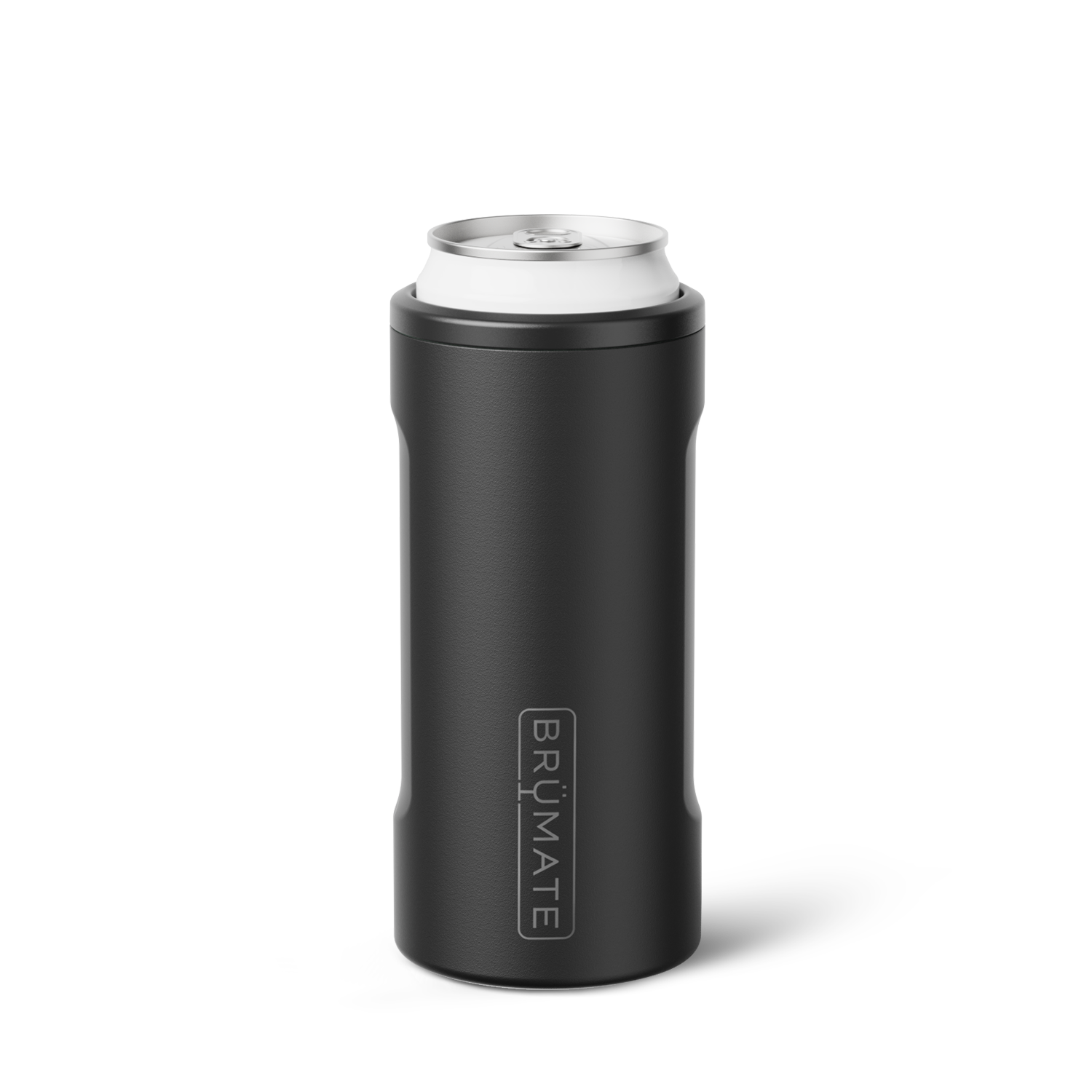 Hopsulator Slim | Matte Black | 12oz Slim Cans - Easy Refresh