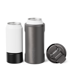 Hopsulator Trio | Black Stainless | 12/16oz Standard Cans - Bright Clean