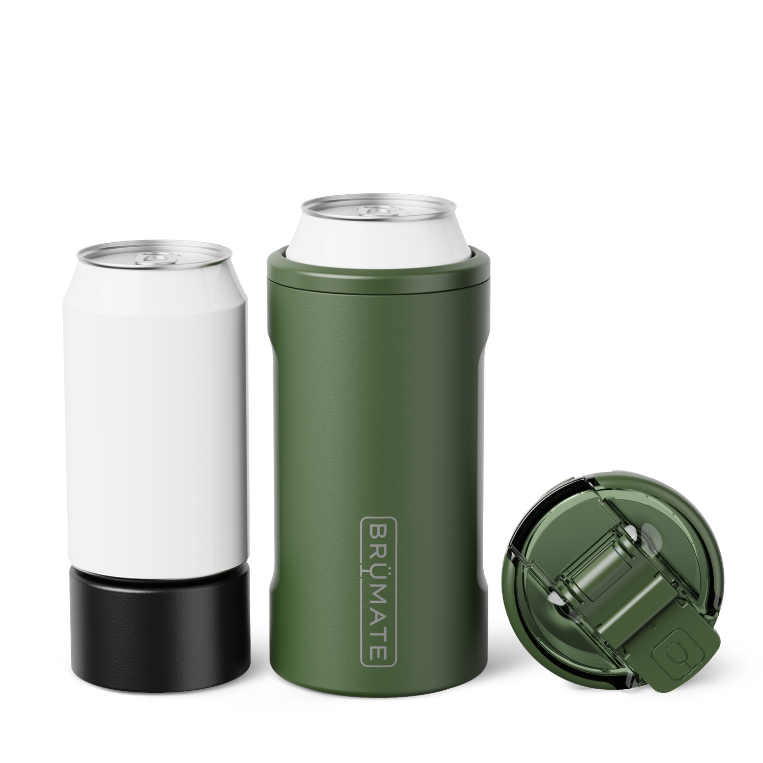 Hopsulator Trio | OD Green | 12/16oz Standard Cans - Bright Clean