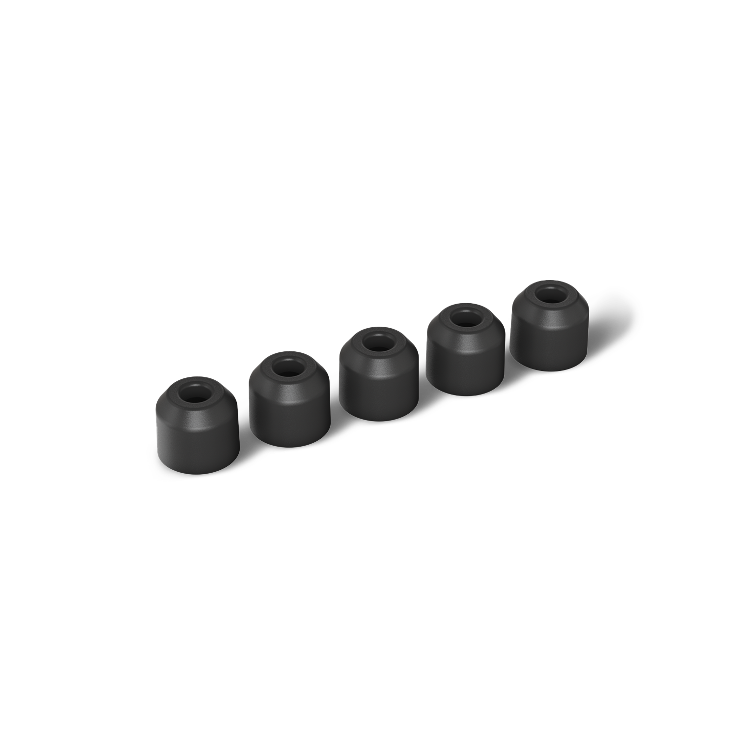 Paragon Replacement Mouth Piece - Black (Pack of 5) - Travel Ready