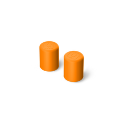 Magnetic Straw Cover | Clementine | 2-Pack - Clean Seal