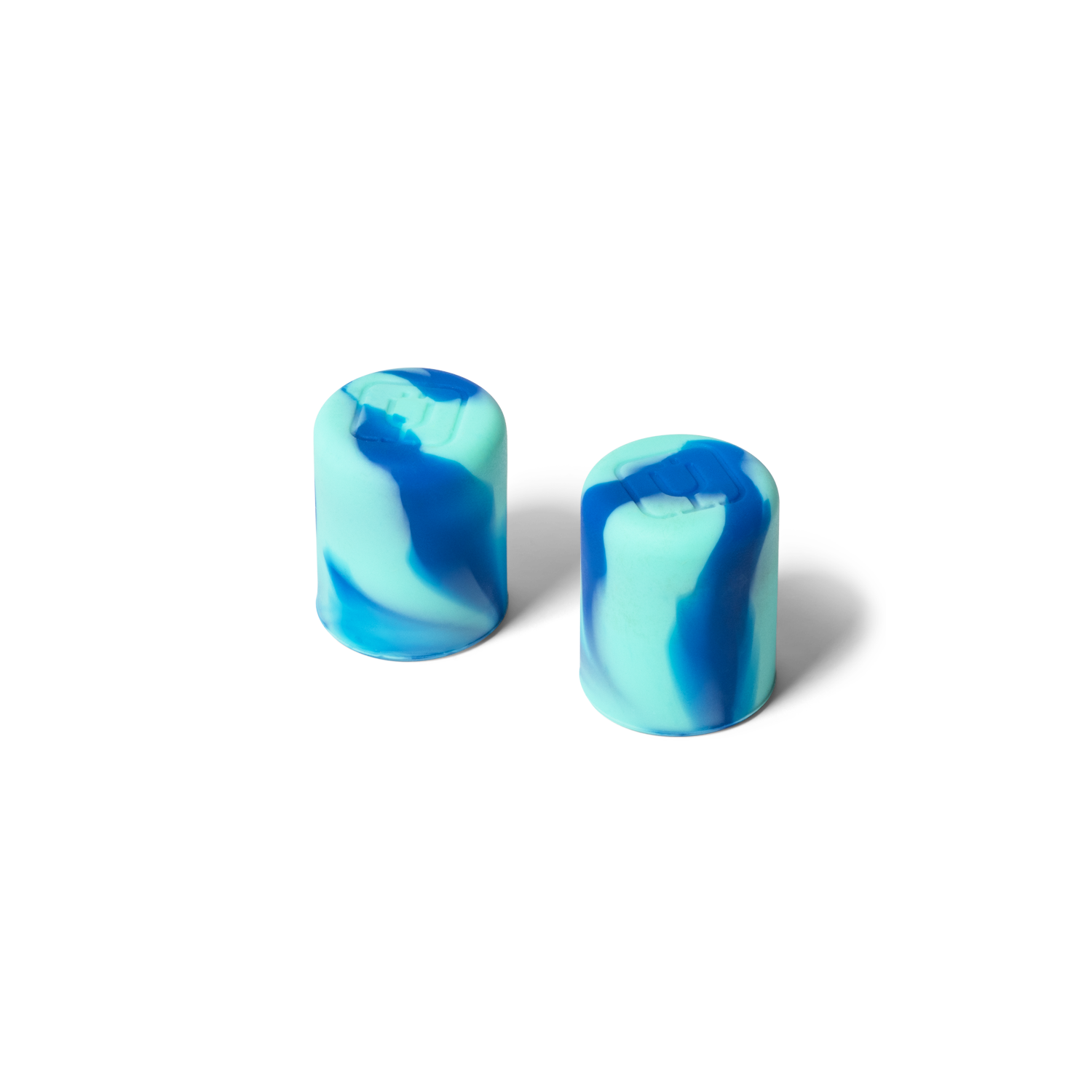 Magnetic Straw Cover | Ocean Swirl | 2-Pack - Travel Ready