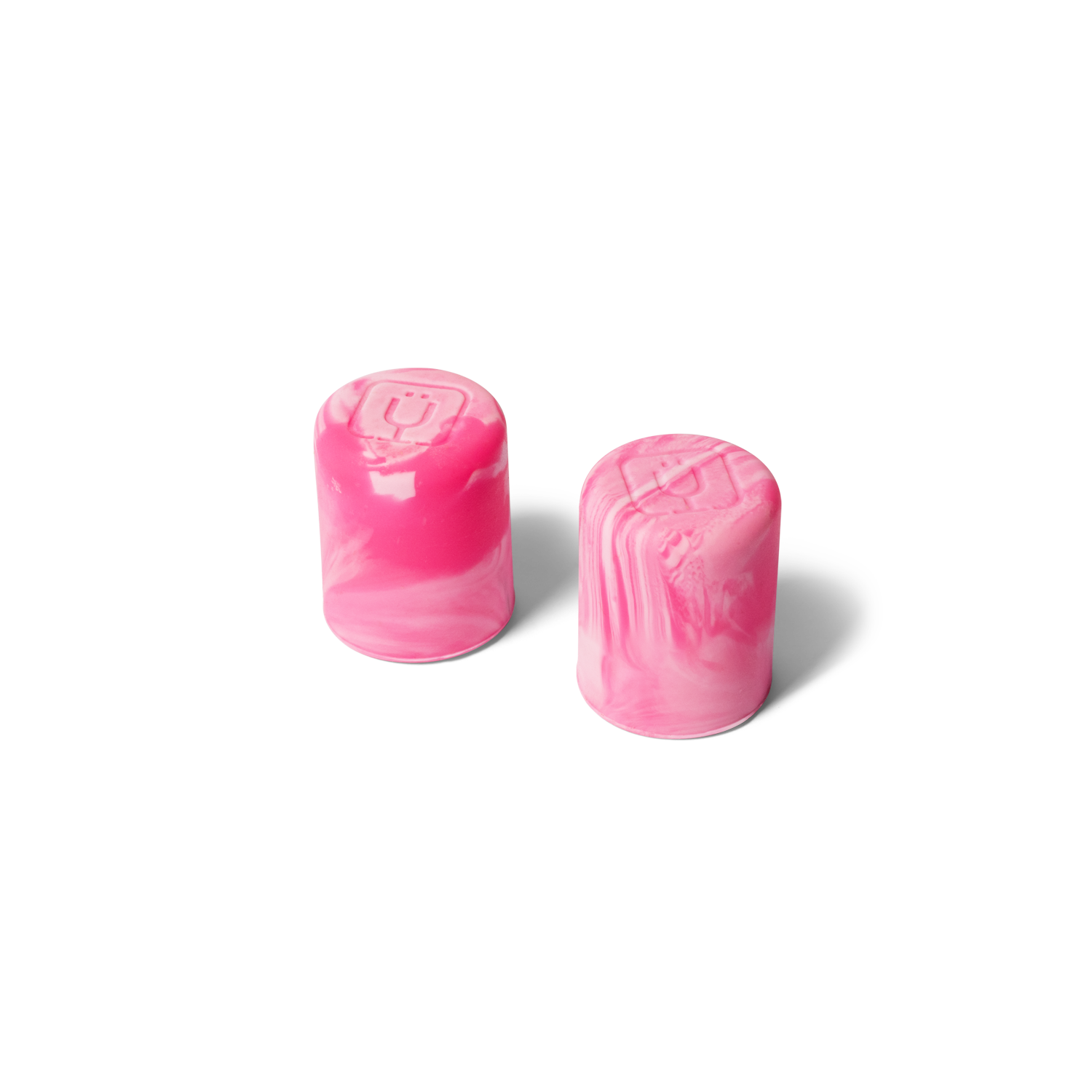 Magnetic Straw Cover | Pink Swirl | 2-Pack - Clean Seal