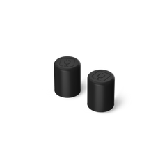Magnetic Straw Cover | Black | 2-Pack - Travel Ready
