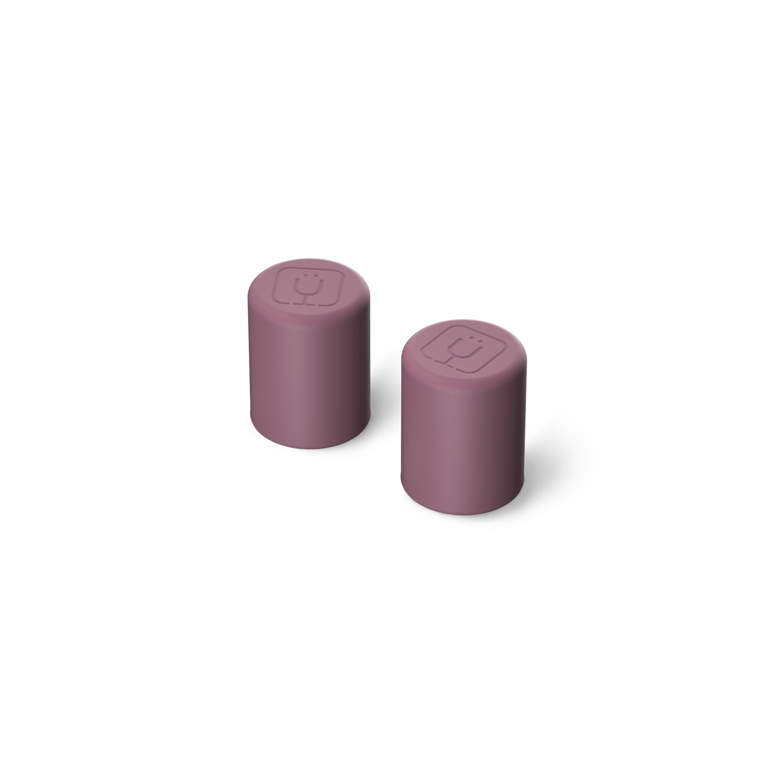 Magnetic Straw Cover | Rose Taupe | 2-Pack - Easy Fit