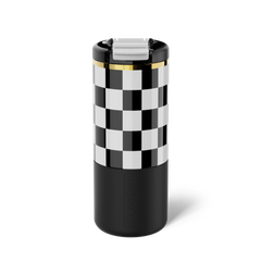 Strova 18oz | Black & White Checker - Bright Clean