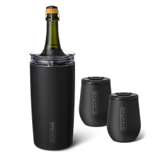Bottle Chiller Bundle | Matte Black | 49/14oz - Deep Clean
