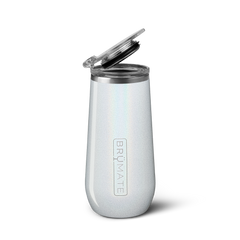 Champagne Flute | Glitter White | 12oz - Travel Chill