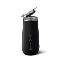 Champagne Flute | Matte Black | 12oz - Fresh Care