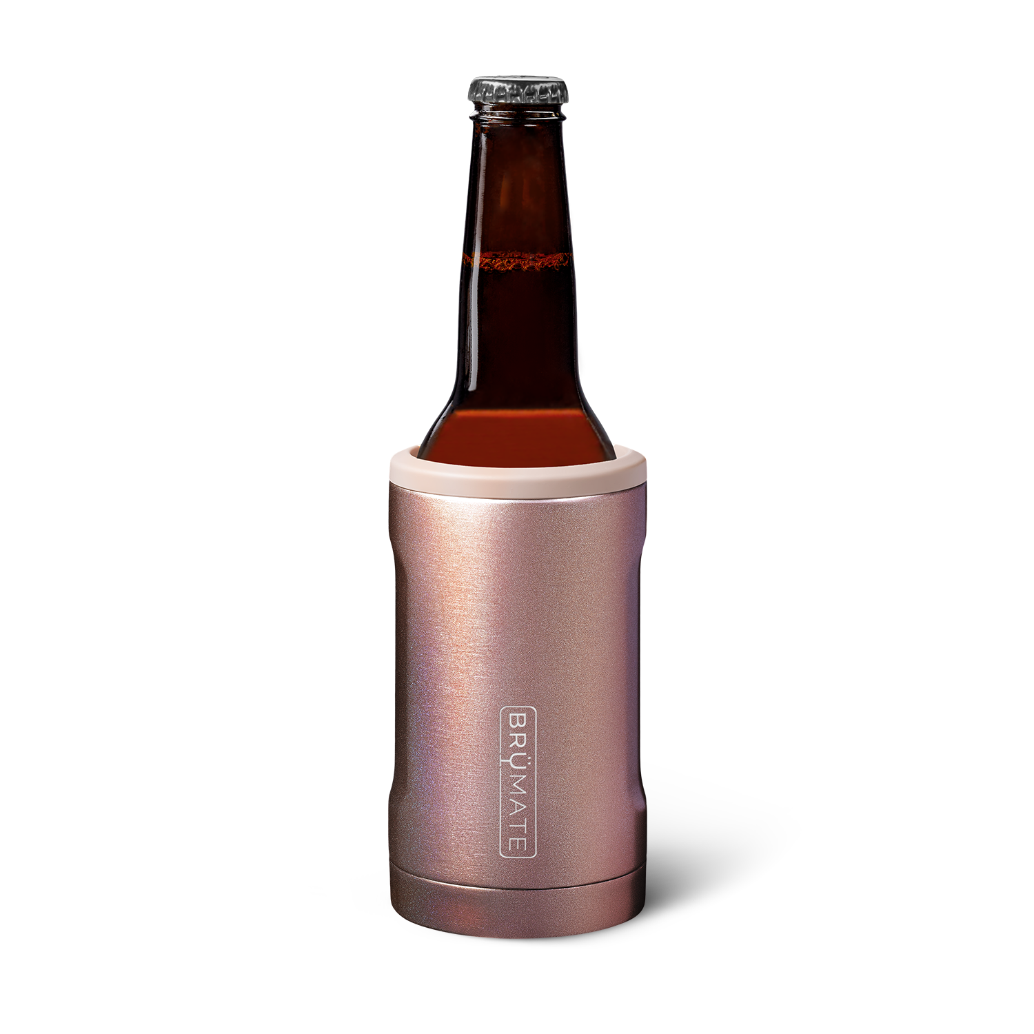 Hopsulator Bott'l | Glitter Rose Gold | 12oz Bottles - Simple Load